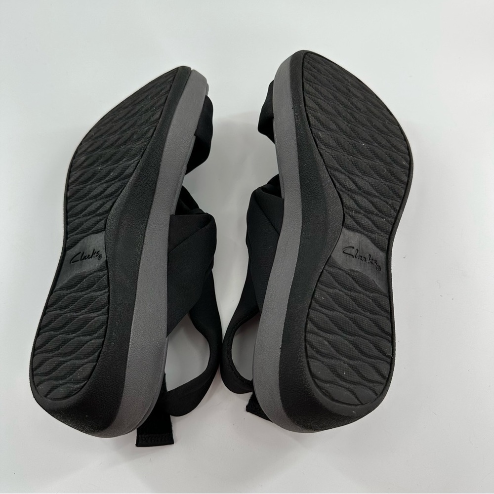 Clarks cloudsteppers Arla Meg sandals black comfort walking - Picture 9 of 14